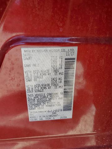 5N1DR2MM4JC622029 - 2018 NISSAN PATHFINDER S Червоний фото 13