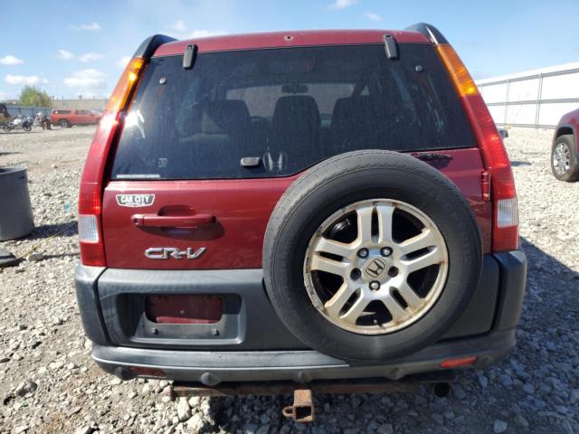 JHLRD78892C025479 - 2002 HONDA CR-V EX RED photo 6