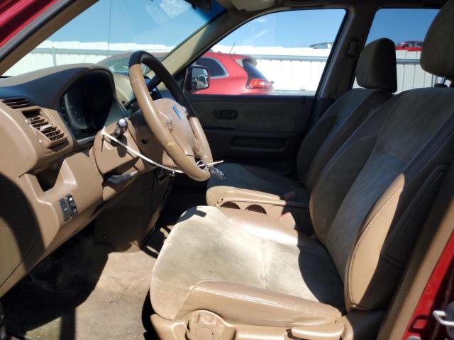 JHLRD78892C025479 - 2002 HONDA CR-V EX RED photo 7