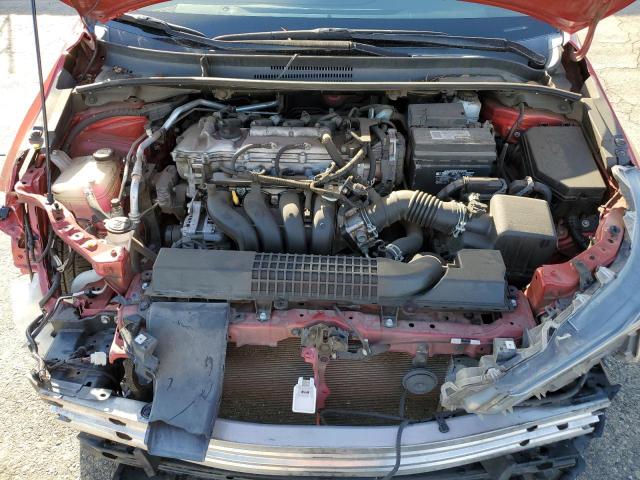 5YFEPRAE3LP099827 - 2020 TOYOTA COROLLA LE Rojo foto 11
