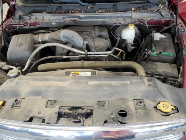 1C6RR7LT3ES125525 - 2014 RAM 1500 SLT Կարմիր լուսանկար 11