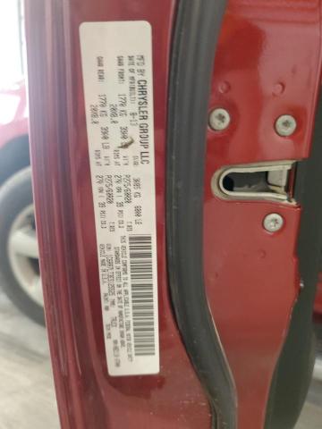 1C6RR7LT3ES125525 - 2014 RAM 1500 SLT Կարմիր լուսանկար 12