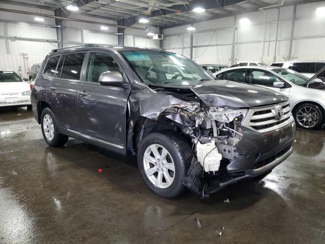5TDZK3EH7CS060361 - 2012 TOYOTA HIGHLANDER BASE Szary zdjęcie 4