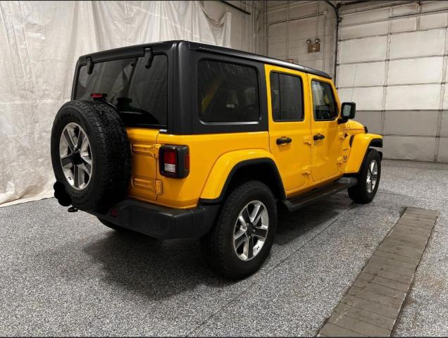 1C4HJXEG6MW754621 - 2021 JEEP WRANGLER U SAHARA Sarı foto 4