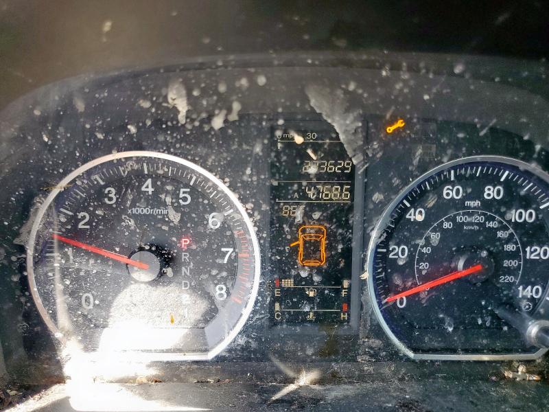 JHLRE387X8C049859 - 2008 HOND CR-V EXL BLACK photo 9