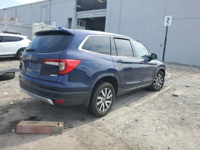 5FNYF6H51LB015942 - 2020 HONDA PILOT EXL Blau Foto 3