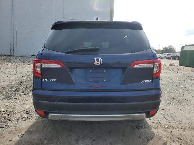 5FNYF6H51LB015942 - 2020 HONDA PILOT EXL Blau Foto 6