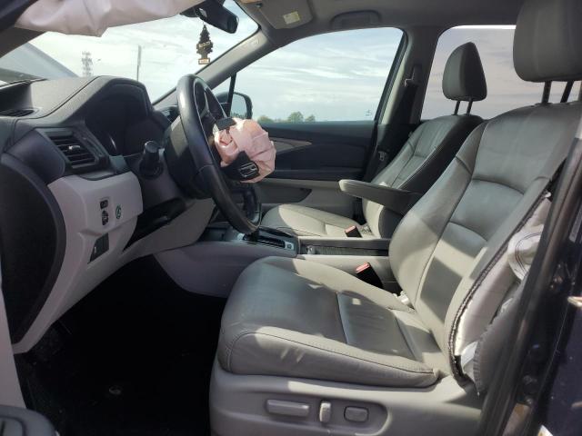 5FNYF6H51LB015942 - 2020 HONDA PILOT EXL Blau Foto 7