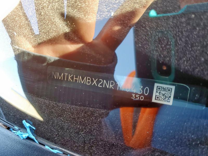 NMTKHMBX2NR140430 - 2022 TOYOTA C-HR XLE წითელი ფოტო 12