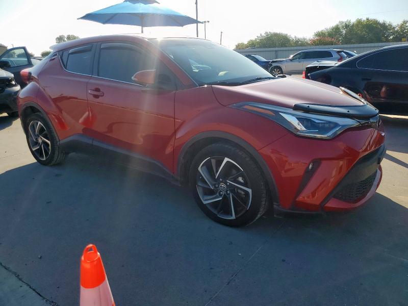 NMTKHMBX2NR140430 - 2022 TOYOTA C-HR XLE წითელი ფოტო 4