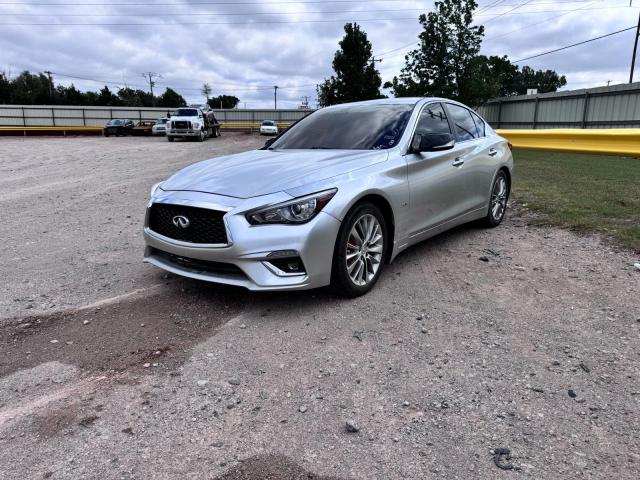 JN1EV7AP6JM350970 - 2018 INFINITI Q50 LUXE ვერცხლისფერი ფოტო 2