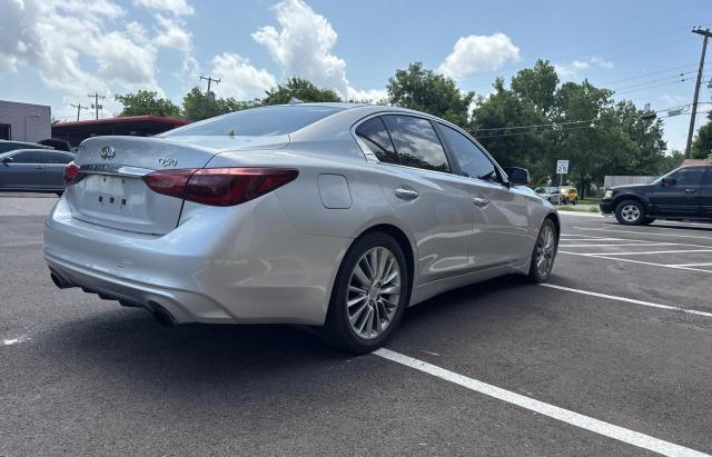JN1EV7AP6JM350970 - 2018 INFINITI Q50 LUXE ვერცხლისფერი ფოტო 4