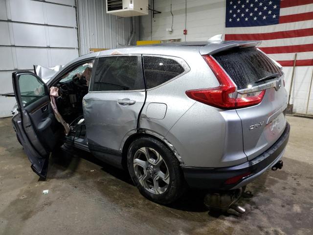 7FARW2H56JE023632 - 2018 HONDA CR-V EX ვერცხლისფერი ფოტო 2