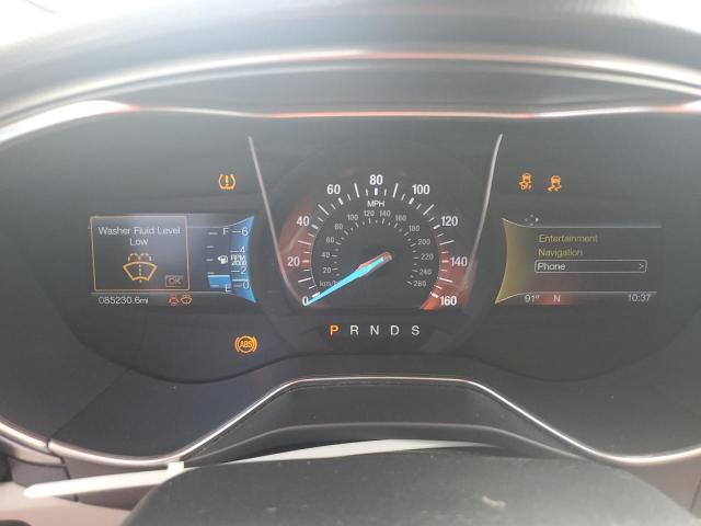 3FA6P0HD1HR299710 - 2017 FORD FUSION SE BURGUNDY photo 9