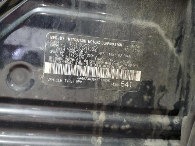 JA4AZ3A36KZ011856 - 2019 MITSUBISHI OUTLANDER SE Noir photo 14