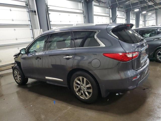 5N1AL0MM1EC547871 - 2014 INFINITI QX60 GRAY photo 2