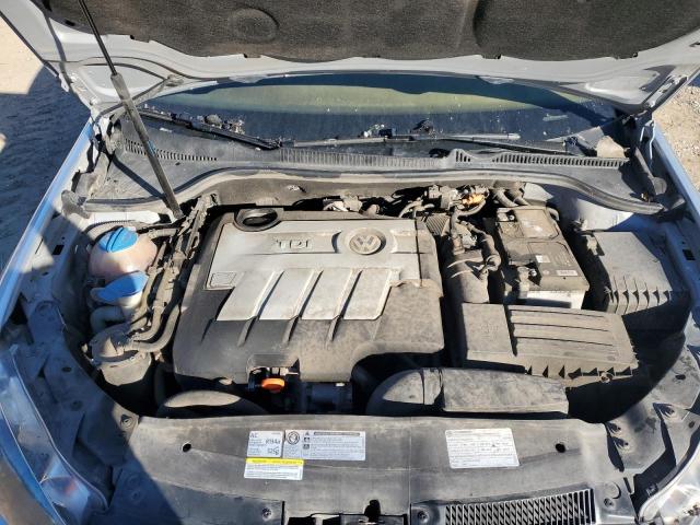 WVWMM7AJ4CW113280 - 2012 VOLKSWAGEN GOLF ვერცხლისფერი ფოტო 11