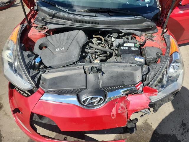KMHTC6ADXGU285765 - 2016 HYUNDAI VELOSTER RED photo 11