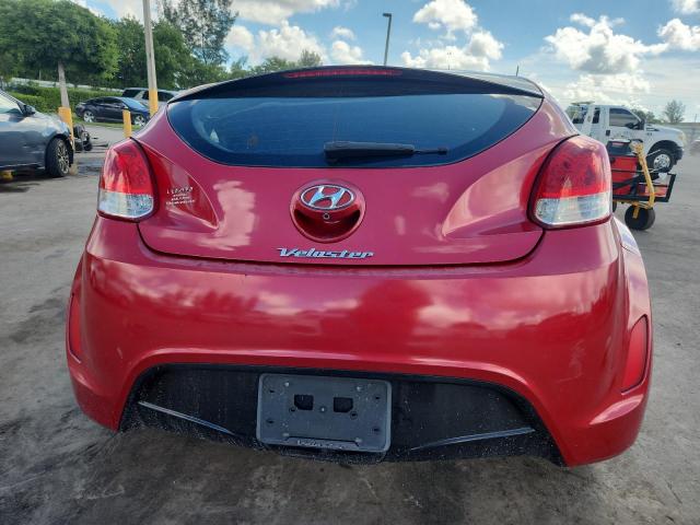 KMHTC6ADXGU285765 - 2016 HYUNDAI VELOSTER RED photo 6
