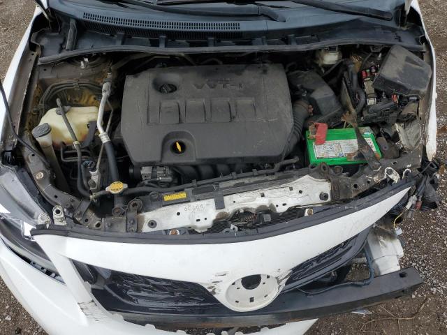 2T1BU4EE9CC771639 - 2012 TOYOTA COROLLA BASE Белый фото 11