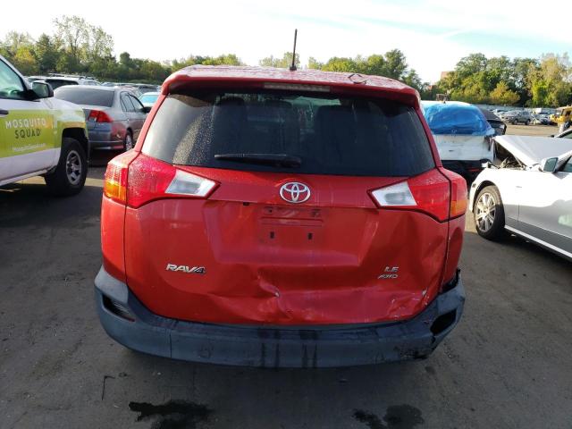 2T3BFREV5EW162323 - 2014 TOYOTA RAV4 LE ბურგუნდია ფოტო 6