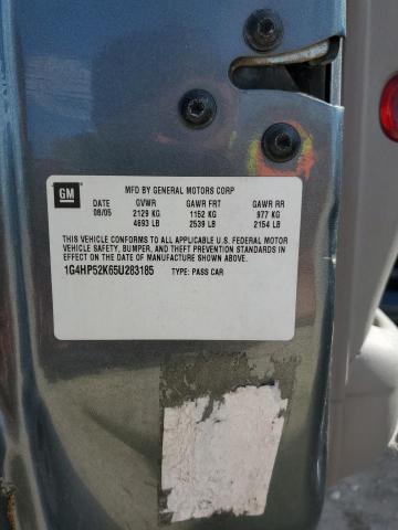 1G4HP52K65U283185 - 2005 BUICK LESABRE CUSTOM GRAY photo 13