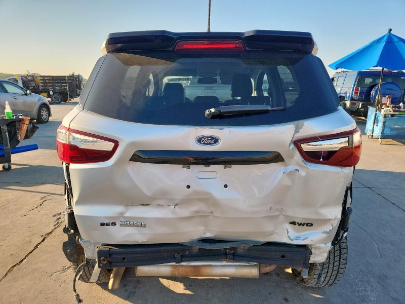 MAJ6S3JL6MC455038 - 2021 FORD ECOSPORT SES فضي صورة 6
