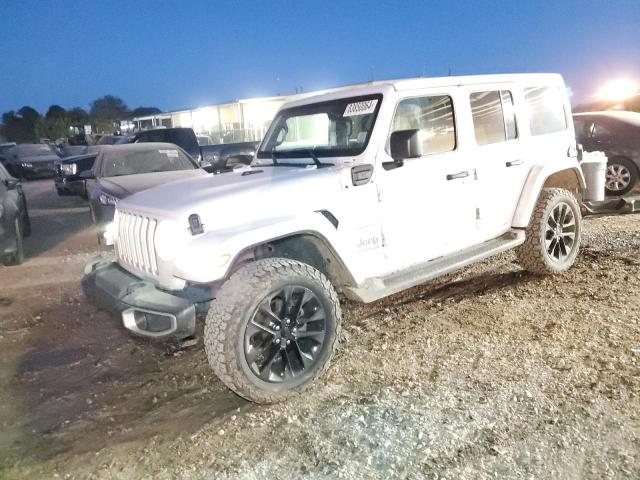 1C4JJXP67MW786368 - 2021 JEEP WRANGLER U SAHARA 4XE WHITE photo 1
