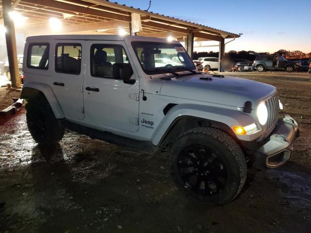 1C4JJXP67MW786368 - 2021 JEEP WRANGLER U SAHARA 4XE WHITE photo 4