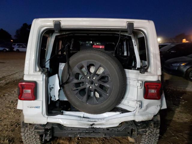1C4JJXP67MW786368 - 2021 JEEP WRANGLER U SAHARA 4XE WHITE photo 6