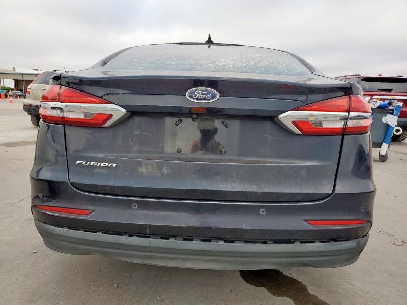 3FA6P0H70LR153527 - 2020 FORD FUSION SE BLACK photo 6