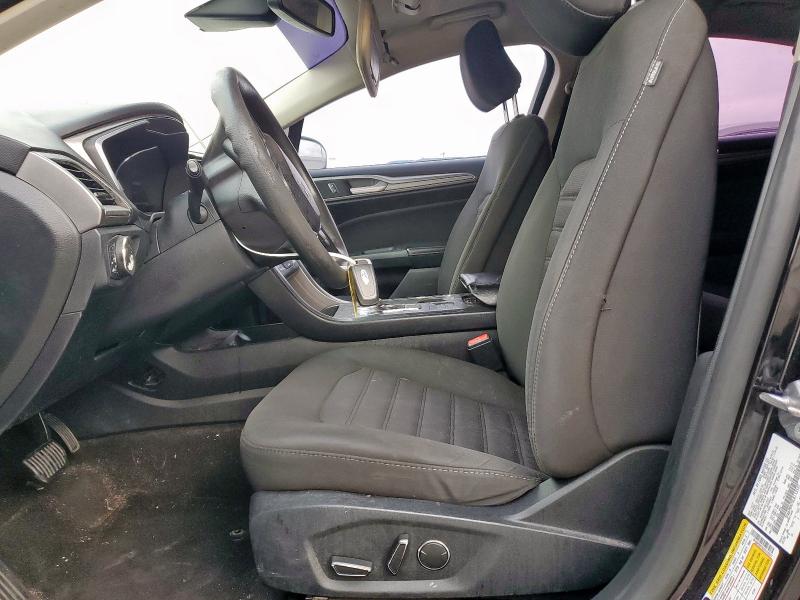 3FA6P0H70LR153527 - 2020 FORD FUSION SE BLACK photo 7