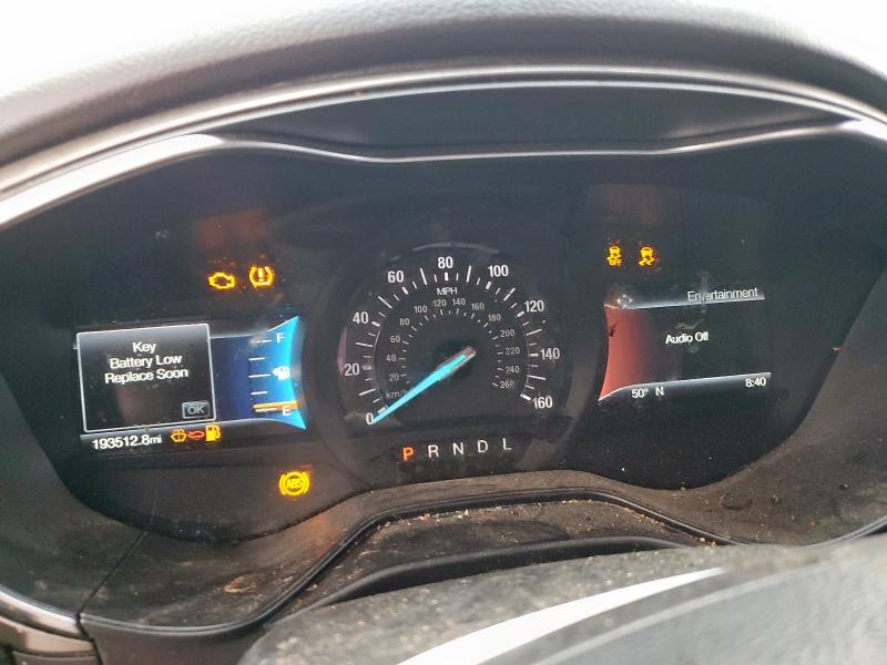 3FA6P0H70LR153527 - 2020 FORD FUSION SE BLACK photo 9