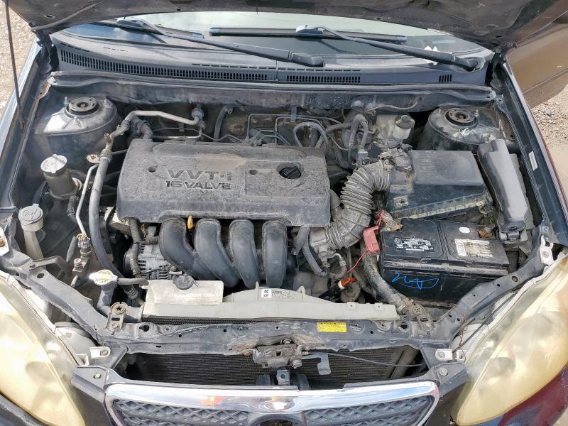 1NXBR32E18Z012568 - 2008 TOYOTA COROLLA CE BLACK photo 11