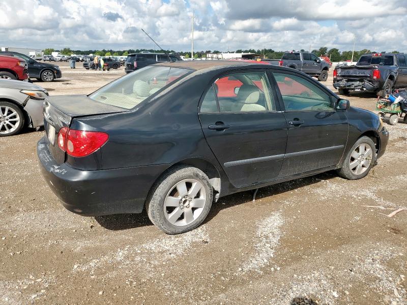 1NXBR32E18Z012568 - 2008 TOYOTA COROLLA CE BLACK photo 3