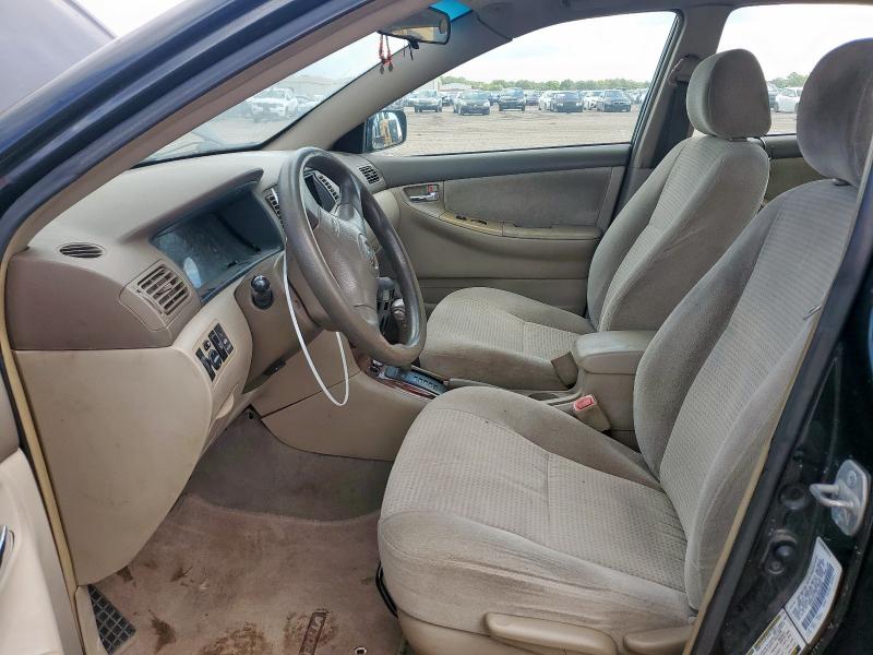 1NXBR32E18Z012568 - 2008 TOYOTA COROLLA CE BLACK photo 7