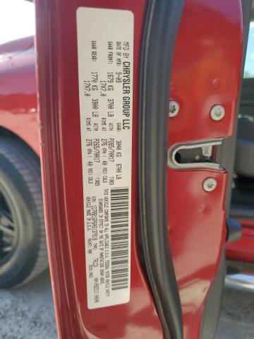 1D7RB1GP6AS137918 - 2010 DODGE RAM 1500 红色 照片 12