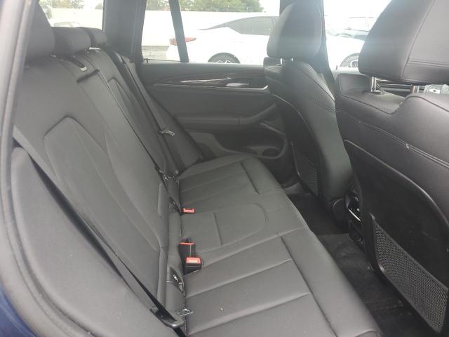 5UXTY5C02M9F84452 - 2021 BMW X3 XDRIVE30I BLUE photo 11