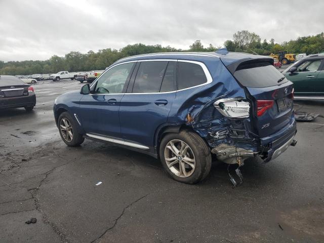 5UXTY5C02M9F84452 - 2021 BMW X3 XDRIVE30I BLUE photo 2
