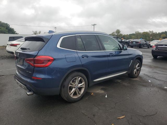 5UXTY5C02M9F84452 - 2021 BMW X3 XDRIVE30I BLUE photo 3