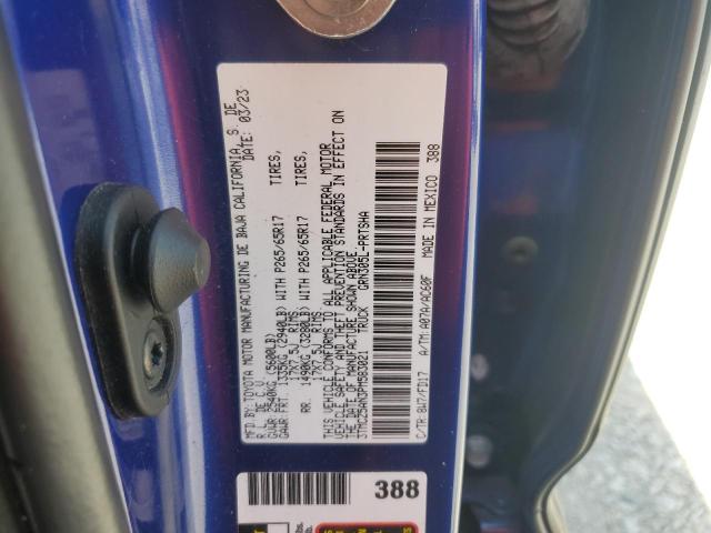 3TMCZ5AN3PM583021 - 2023 TOYOTA TACOMA DOUBLE CAB Mavi foto 12