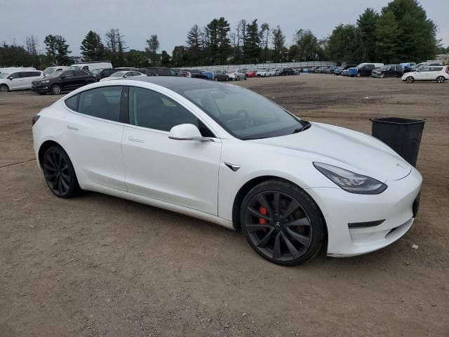 5YJ3E1EC3LF791749 - 2020 TESLA MODEL 3 Білий фото 4