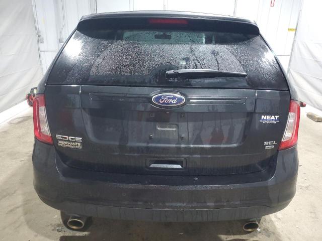 2FMDK4JC5EBA81056 - 2014 FORD EDGE SEL Siyah fotoğraf 6