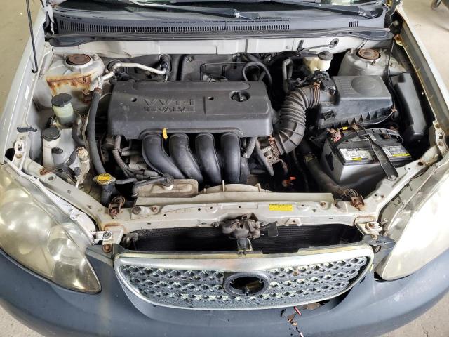 1NXBR32E66Z750640 - 2006 TOYOTA COROLLA CE Gümüş fotoğraf 11