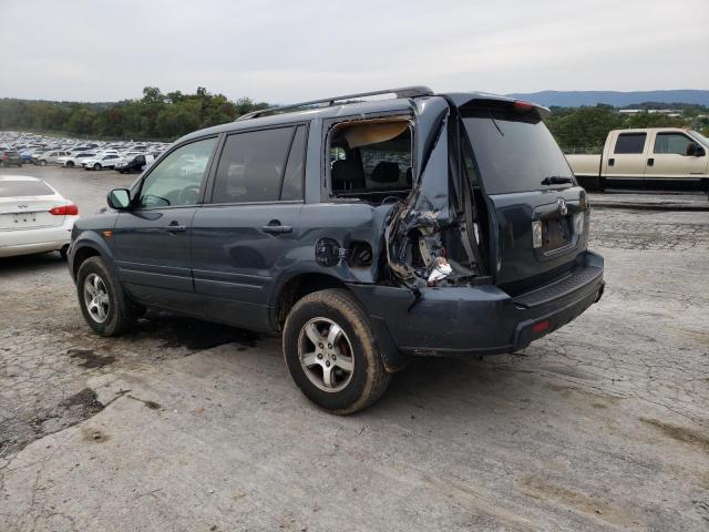 5FNYF18496B006792 - 2006 HONDA PILOT EX ლურჯი ფოტო 2