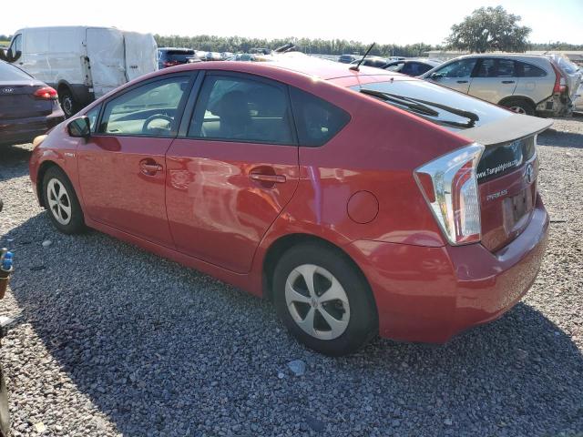 JTDKN3DU8D0347641 - 2013 TOYOTA PRIUS RED photo 2
