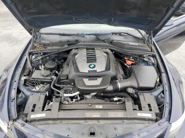 WBAEB53548CX63022 - 2008 BMW 650 I BLUE photo 11
