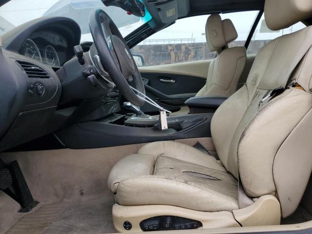 WBAEB53548CX63022 - 2008 BMW 650 I BLUE photo 7