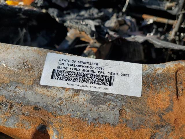 1FMSK8FHXPGA26567 - 2023 FORD EXPLORER LIMITED Burdeos foto 13