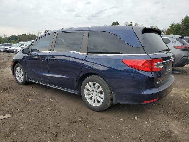 5FNRL6H21JB074294 - 2018 HONDA ODYSSEY LX BLUE photo 2